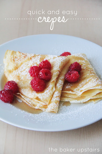 These delicious homemade crepes are quick and easy to make, and perfect for a special breakfast!