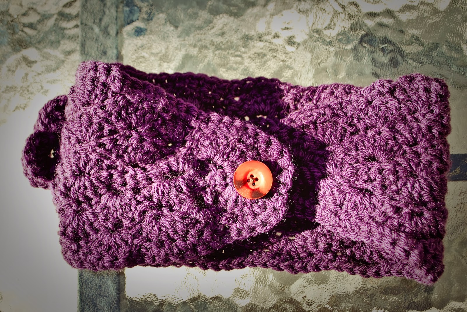 Maya's Wonderland Crochet Head Wrap / Head Wand with 3layer flower