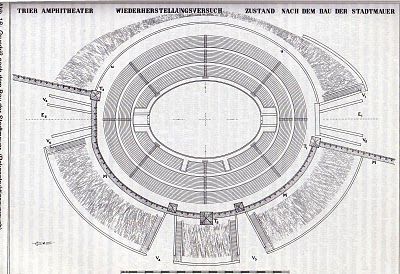Antique entertainment: Map Colonia Augusta Treverorum