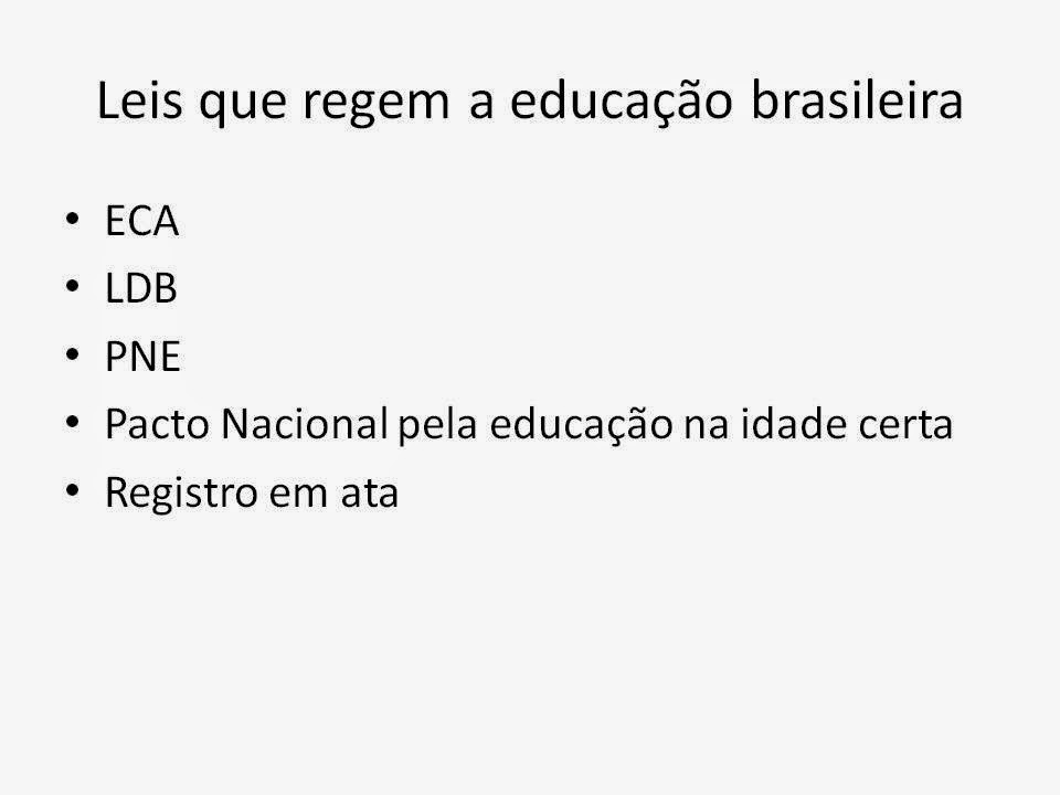 Leis Que Regem A Educação Física Escolar