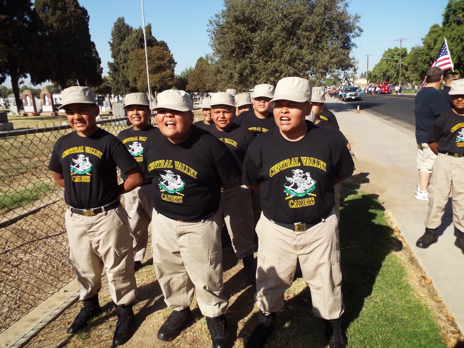 Central Valley Cadets CV Cadets at the Tulare Fair Parade