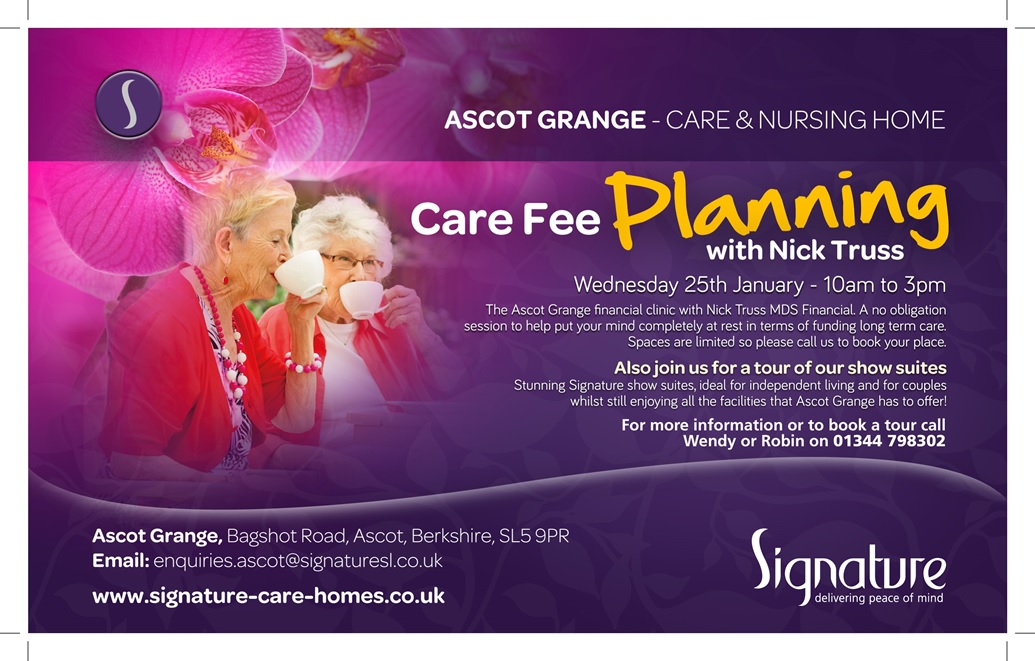 Life At Ascot Grange Care Fee Planning