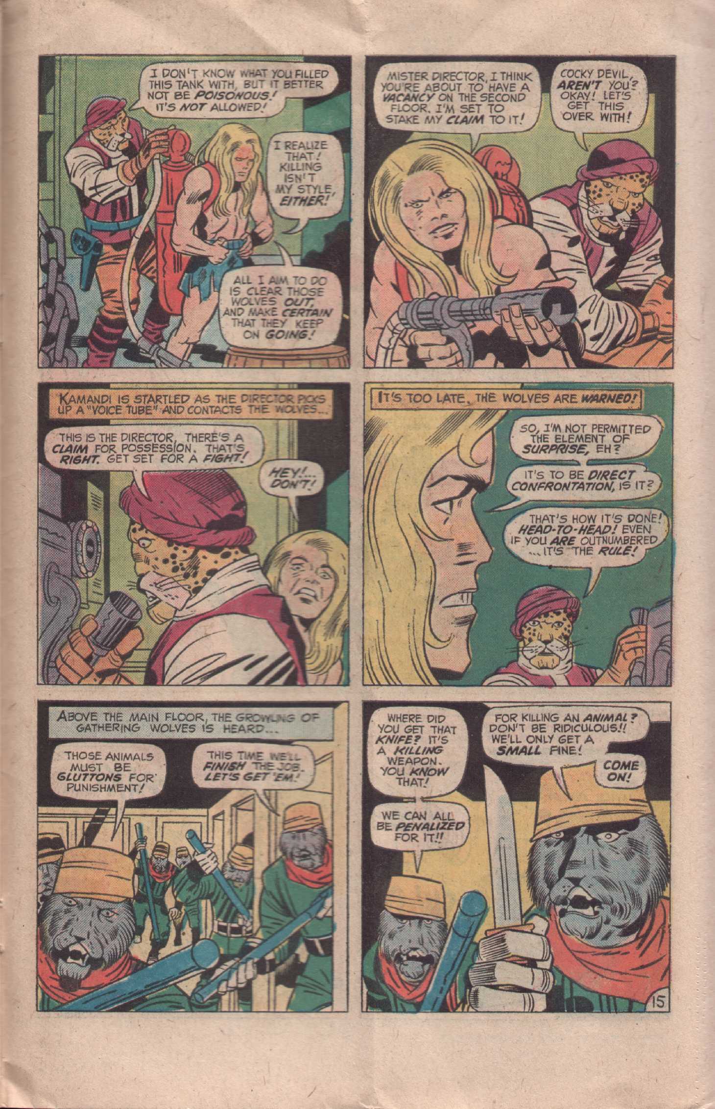 Read online Kamandi, The Last Boy On Earth comic -  Issue #36 - 16