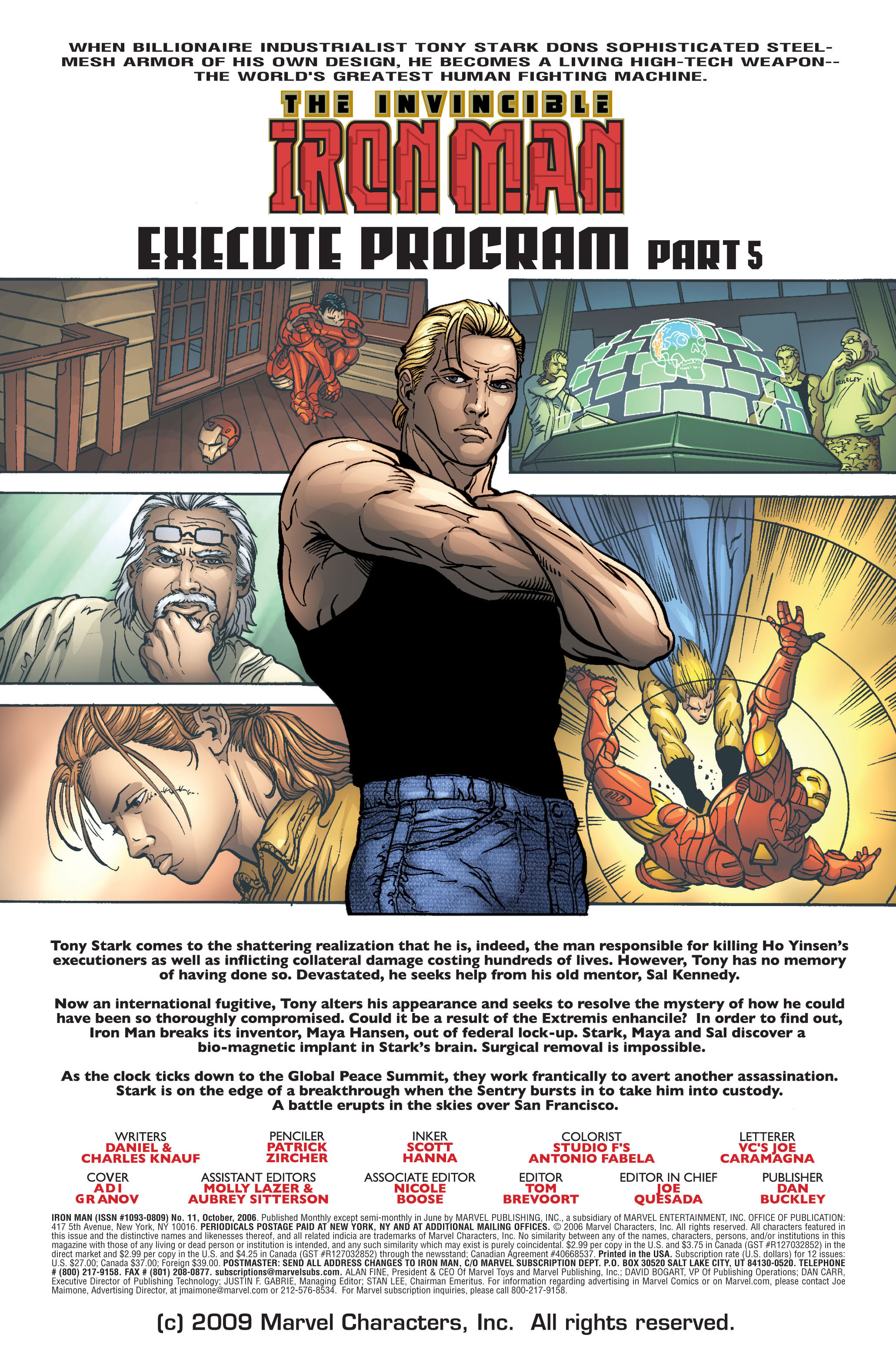 Read online Iron Man (2005) comic -  Issue #11 - 2