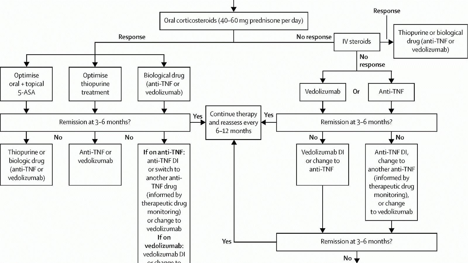 Management of ulcerative colitis Ulcer Choices