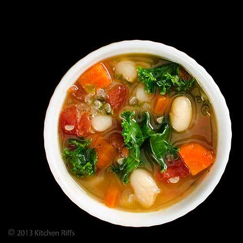 Kitchen Riffs Kale, Quinoa, and White Bean Soup