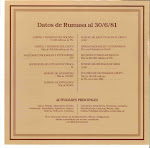 Libro del HOLDING RUMASA. 1961-1981, XX ANIVERSARIO