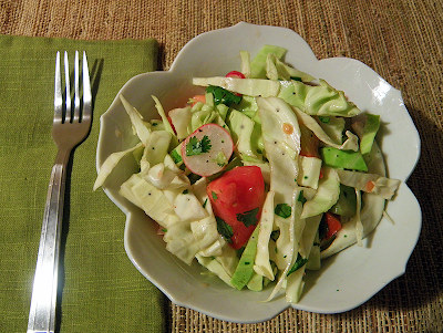 Bowl of Salad with Fork