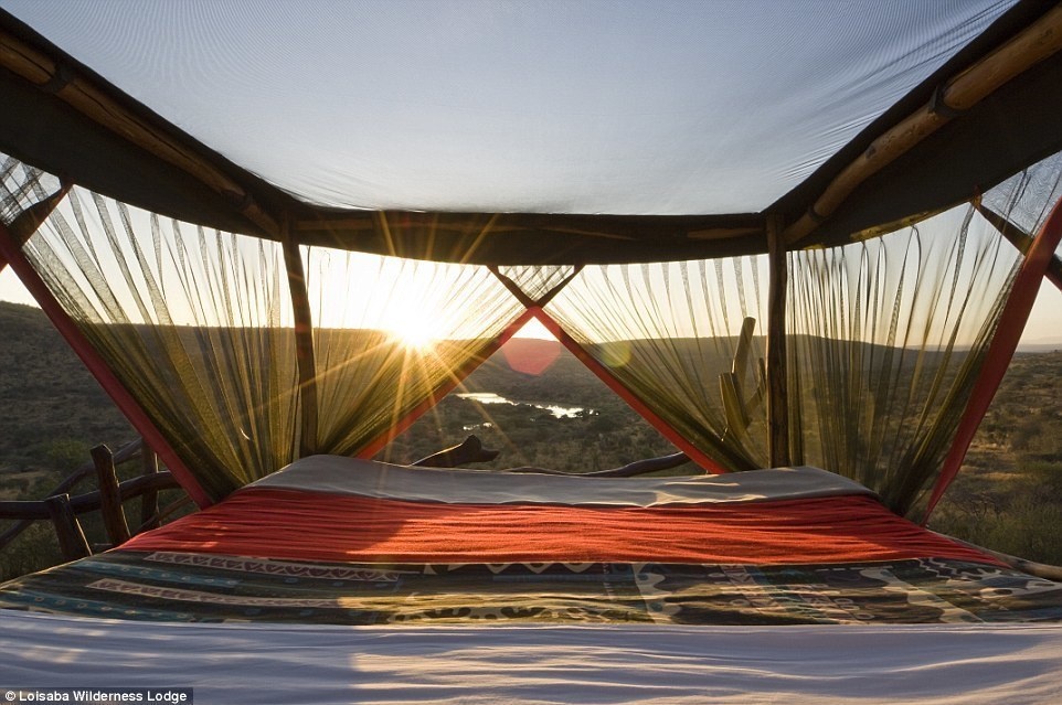 Loisaba Wilderness Lodge, Kenya - 15 Incredible Hotel Rooms Where You Can Sleep Under The Stars.