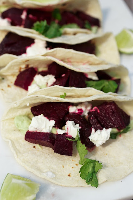 Beet and Goat Cheese With Avocado Cream