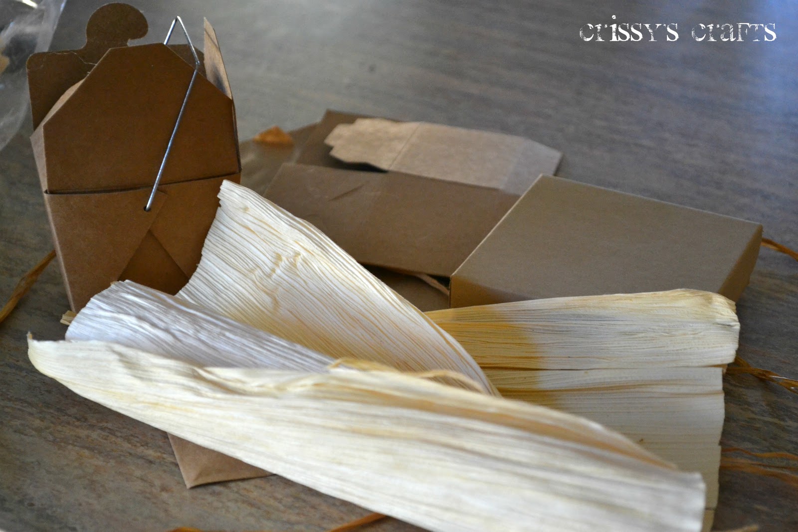 Crissy's Crafts Flowers made out of corn husks