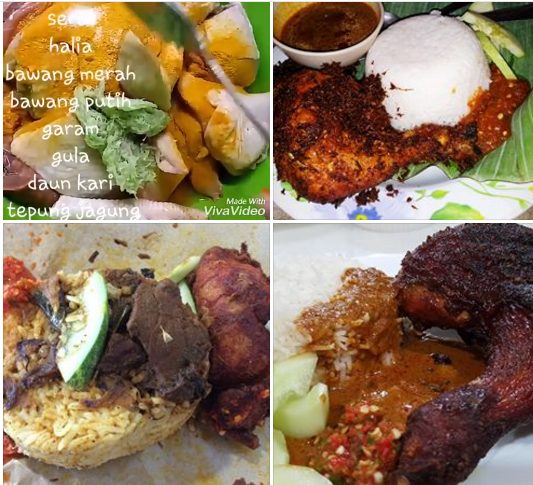 Resepi Nasi Kukus, Ayam Goreng Berempah,Kuah dan Sambal ...