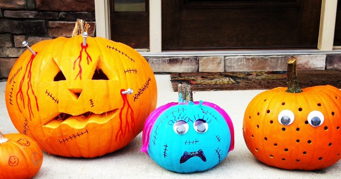 From @BalancingMama: Creative pumpkin designs for Halloween