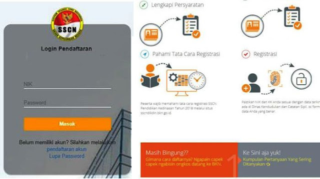 Cara Daftar dan Login SSCN Akun BKN.go.id Cara Daftar dan Login SSCN Akun BKN.go.id