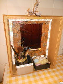 caja de vino reciclada