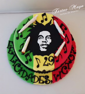 BOB MARLEY CAKE, TARTA 