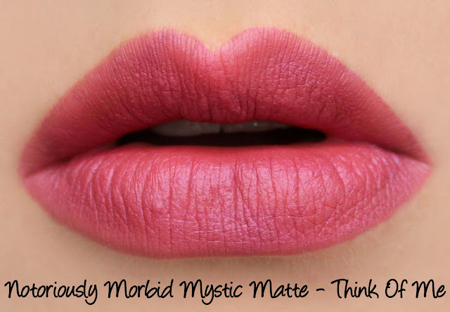 Notoriously Morbid Mystic Matte - Think of Me Swatches & Review