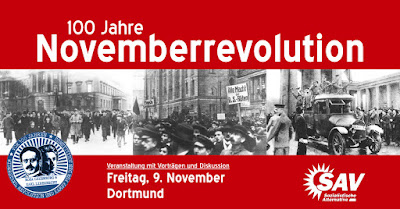 100 Jahre Novemberrevolution – Veranstaltung am 9. November in Dortmund