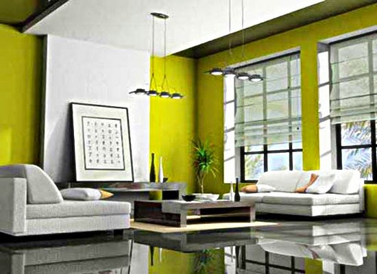 Tips Memilih Cat Warna Ruang Tamu Yang Tepat Terbaik Desain Rumah Warna Hijau Ruang Tamu