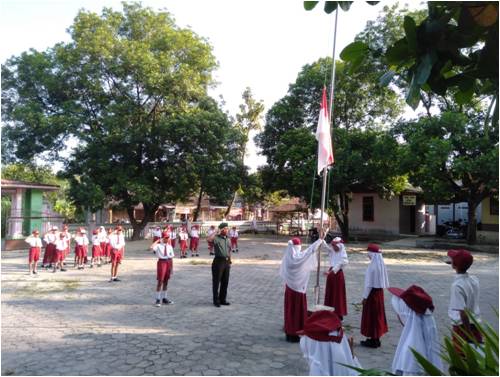 Babinsa Jadi Irup : Tingkatkan Wasbang bagi Pelajar SD N I Baleharjo