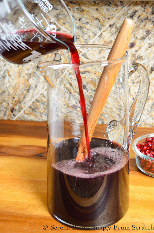 Red Wine Pomegranate Sangria Serena Bakes Simply From Scratch