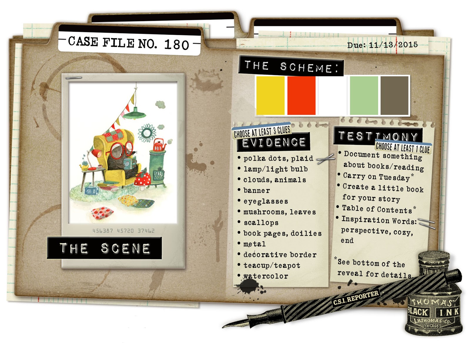 Little Scraps of Magic: Read: A Wonderful Story {CSI Case File No. 180}