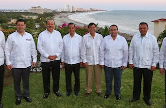 Encabeza Roberto Borge la reunión de la Comisión ejecutiva de turismo de la Conago, en la víspera del tianguis turístico de México "Acapulco 2015"