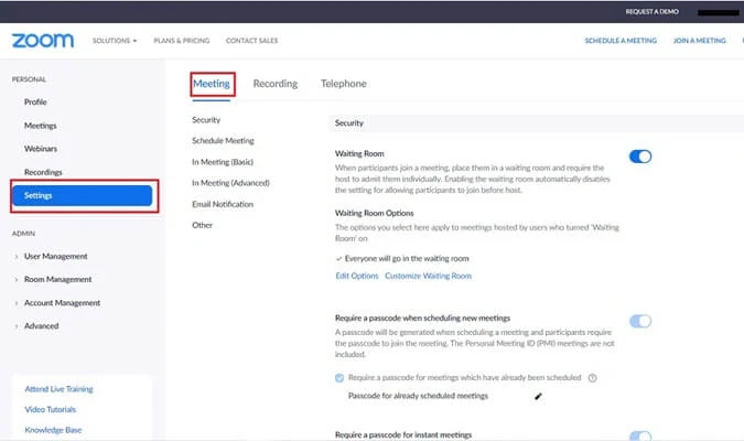 Aktifkan Pengingat di Zoom Aktifkan Pengingat di Zoom