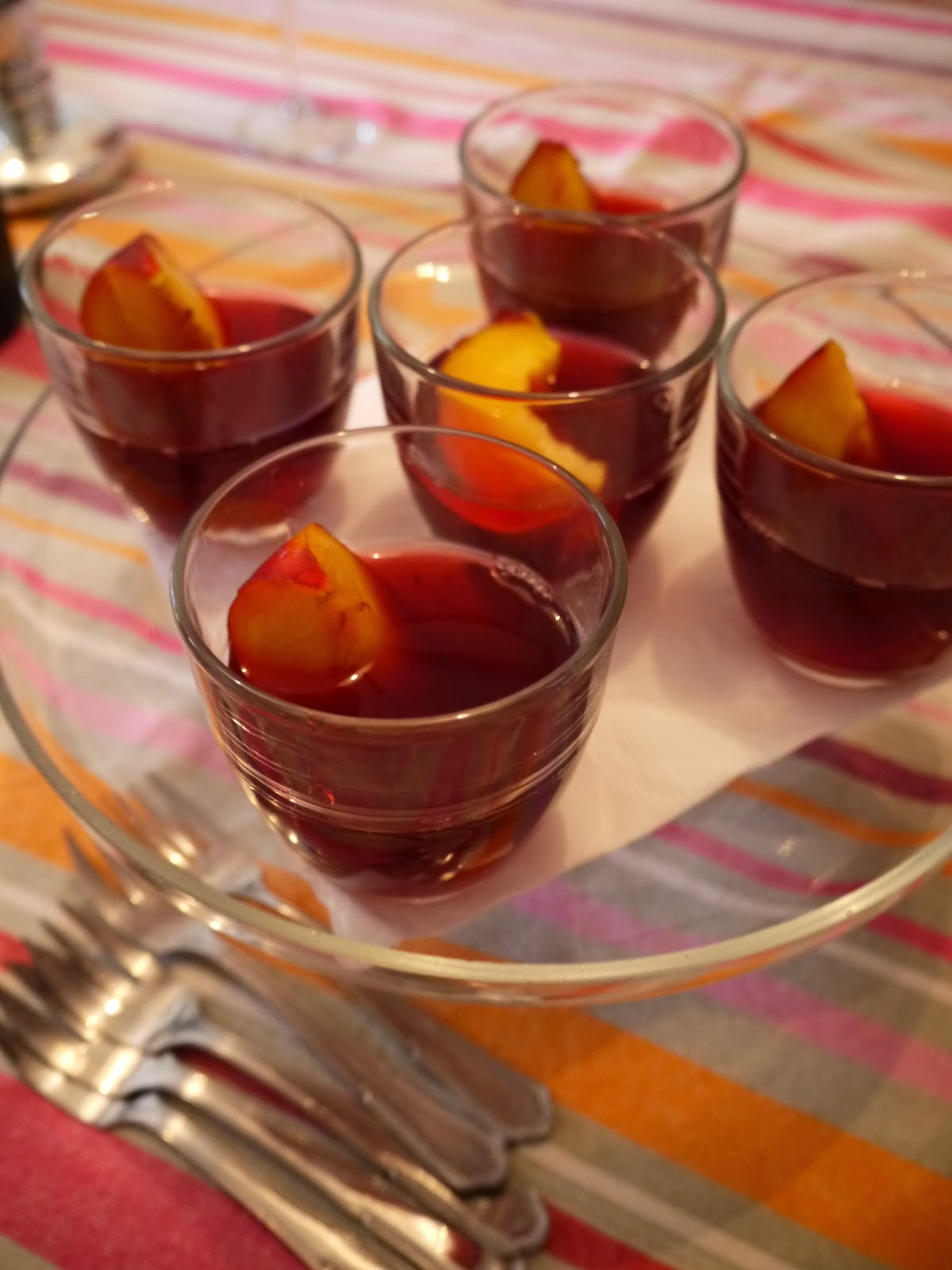 Sicilian peach in wine by Appetit Voyage