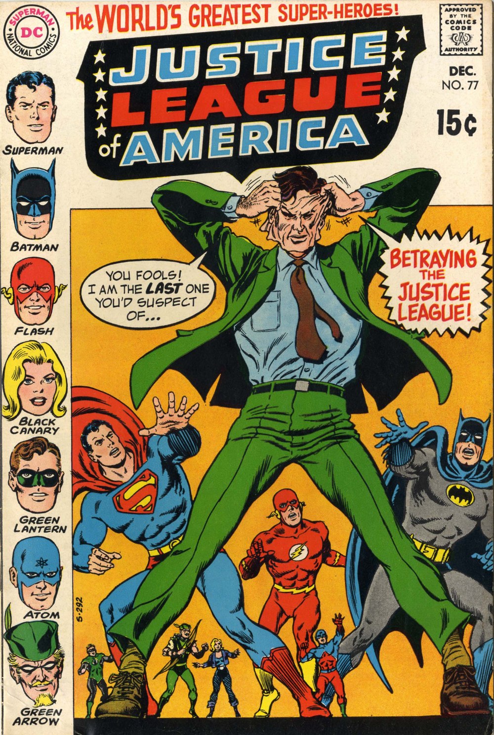 Justice League of America (1960) issue 77 - Page 1