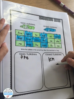 Sarah's First Grade Snippets: Teaching Two Syllable Words