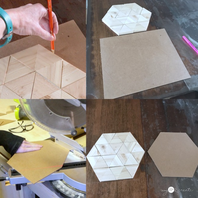 Triangle Hexagon Tray My Love 2 Create