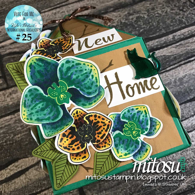 New Home Gift Box using Climbing Orchid Builder Bundle order from Mitosu Crafts UK Stampin' Up! Online Shop
