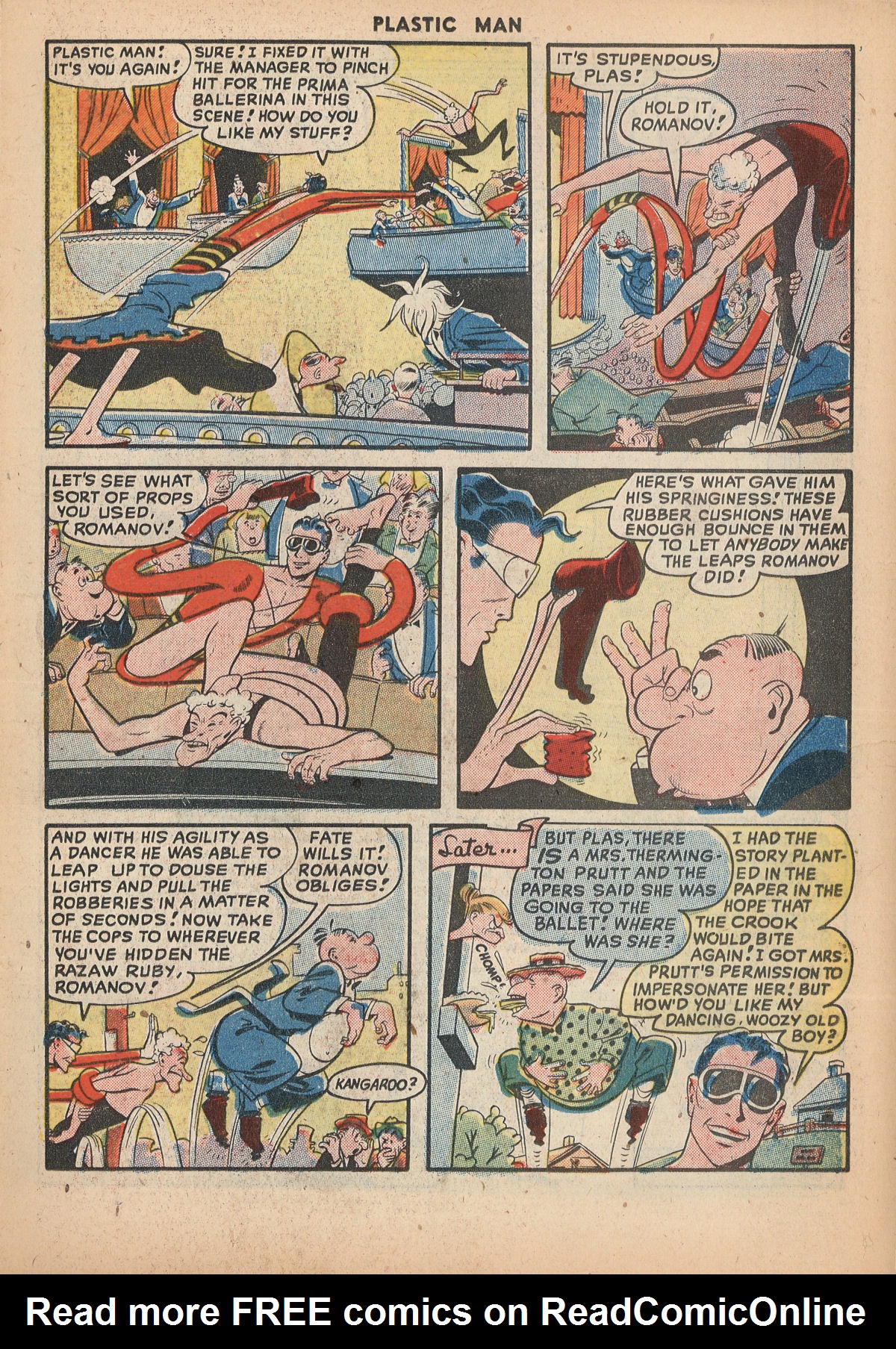 Read online Plastic Man (1943) comic -  Issue #15 - 25