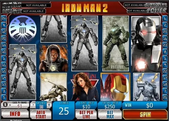 Tragaperras online de Iron Man 2