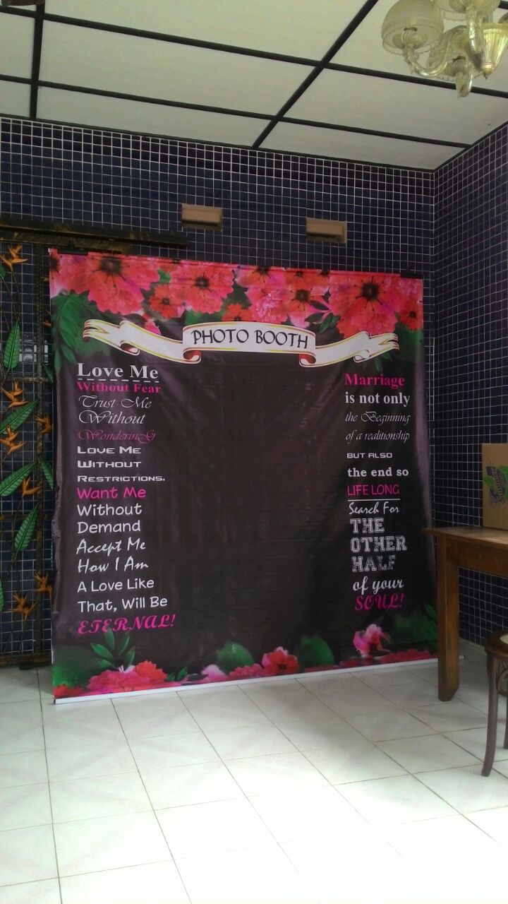 Sewa Backdrop Photobooth