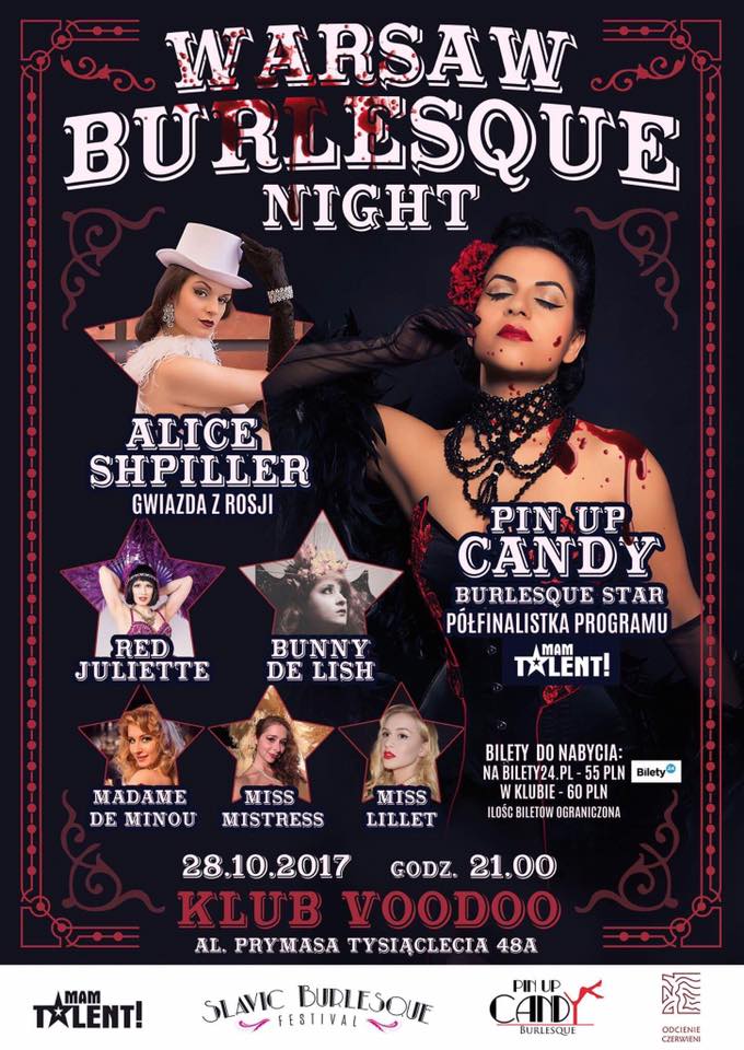 Warsaw Burlesque Night Vol. 4 Halloween Show