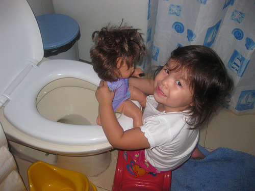 Image: Potty training for baby, by The Wu's Photo Land on Flickr