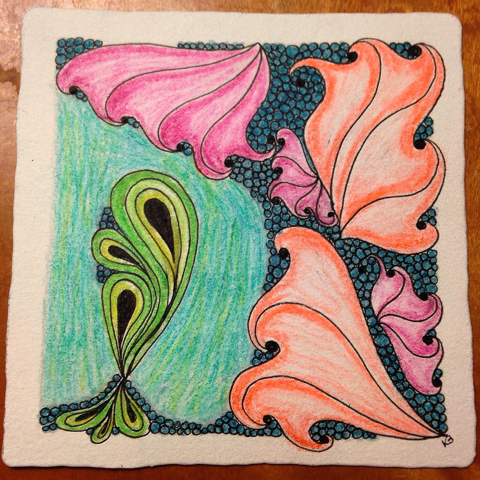 Tile String Tickled To Tangle: