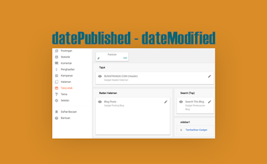 Format Cara Memasang datePublished dan dateModified pada Template Blogger Terbaru (Layout Versi 3) Format Cara Memasang datePublished dan dateModified pada Template Blogger Terbaru (Layout Versi 3)