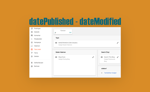 Format Cara Memasang datePublished dan dateModified pada Template Blogger Terbaru (Layout Versi 3)