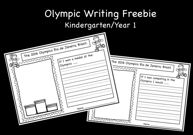 An Olympic Writing Freebie Kindergarten Matters Too An Olympic Writing Freebie Kindergarten Matters Too