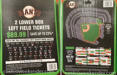 Catch a Giants game at AT&T park for cheap
