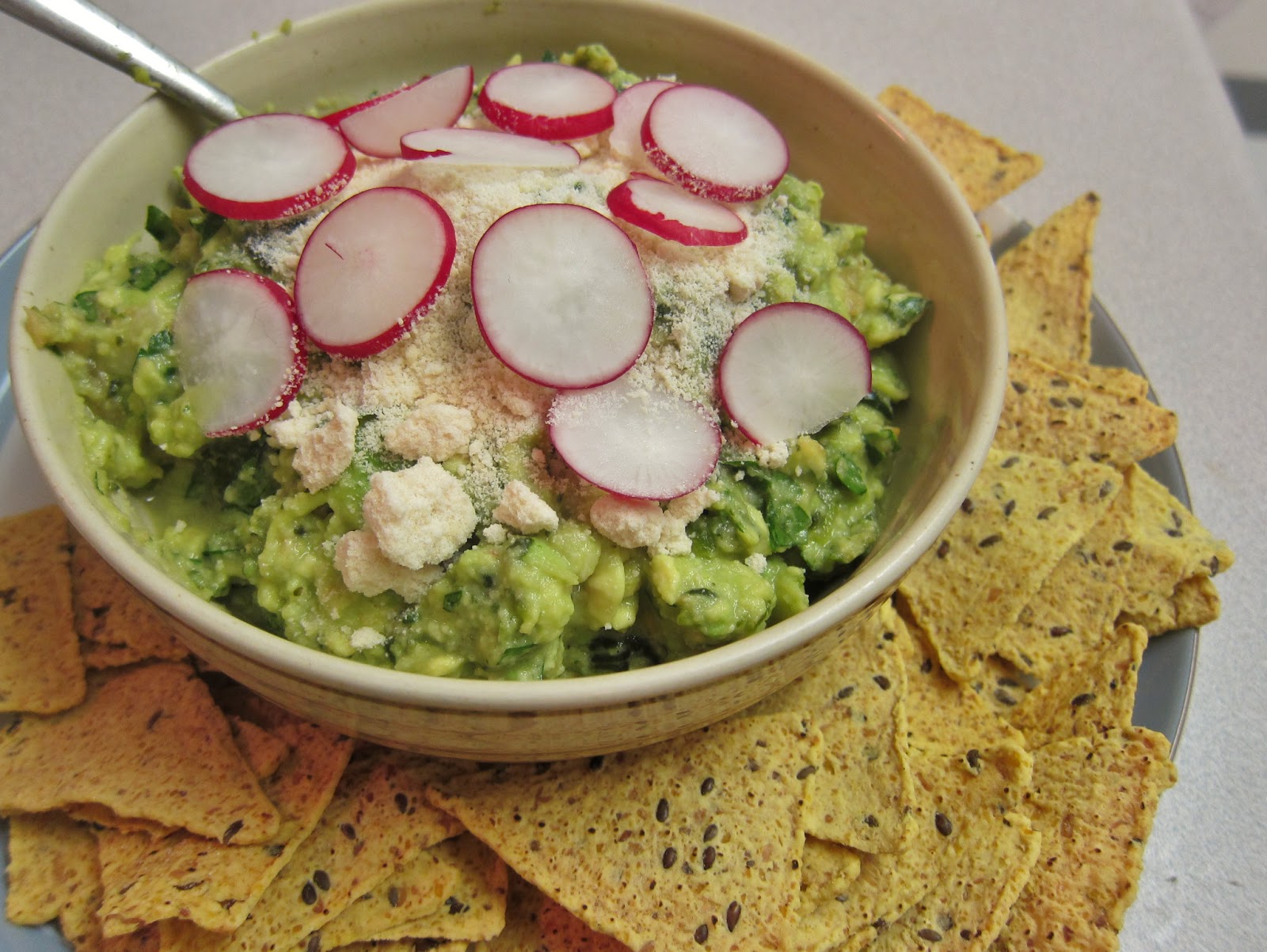 The Vegan Chronicle RoastedPoblano Guacamole with Garlic and Parsley