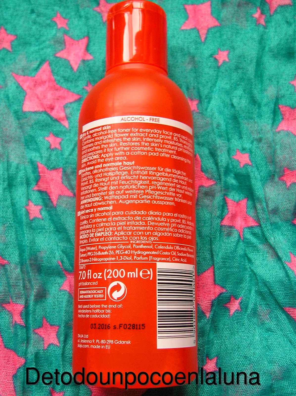 Compras Carmyn Makeup tónico caléndula ziaja