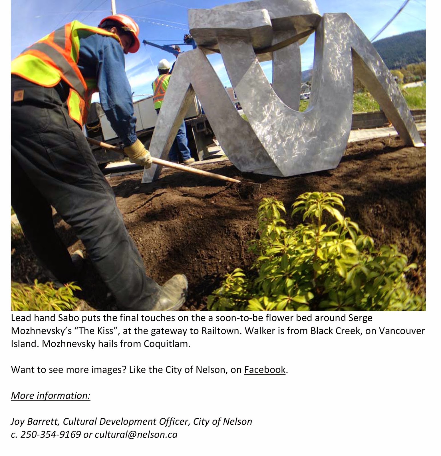 The Cranbrook Guardian City of Nelson Unveils Latest Sculptures