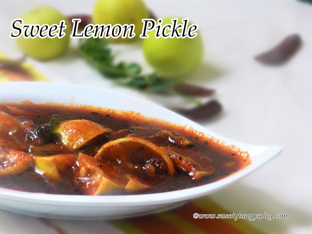 Sweet lemon Pickle / Madhuramulla naranga achar | Kerala style naranga achar recipe