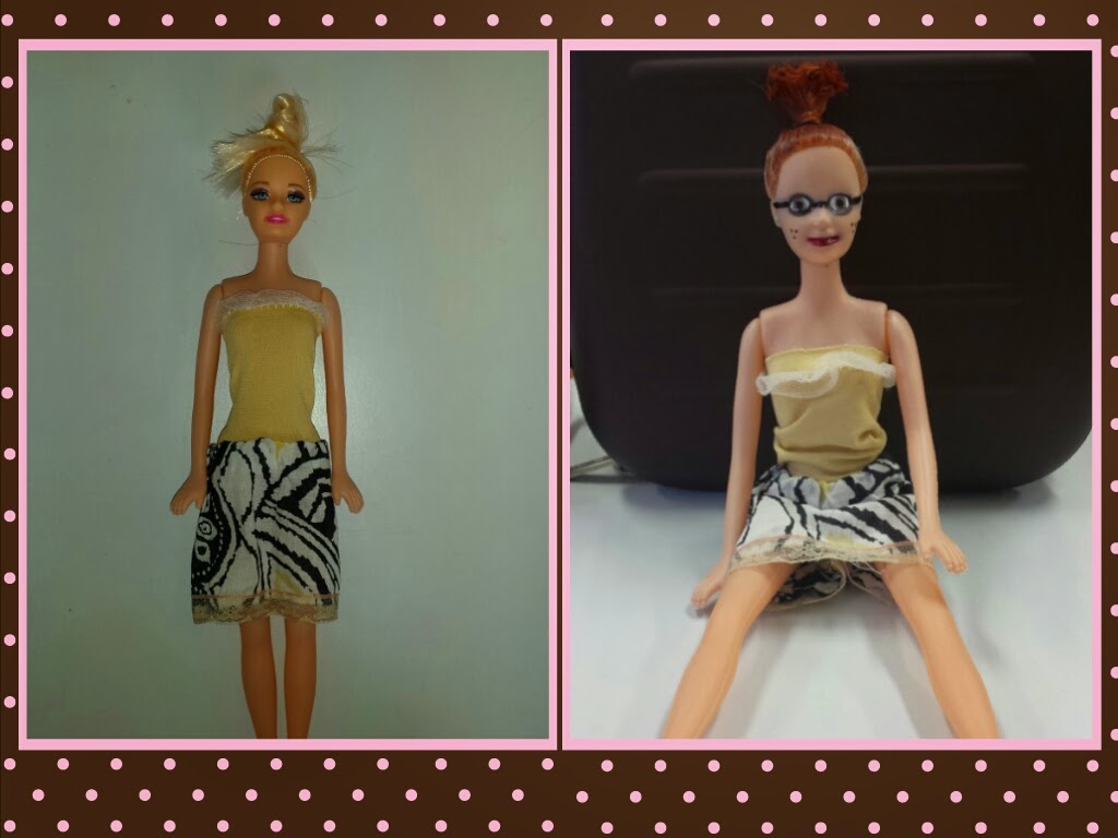 Barbie convertida en una chica real