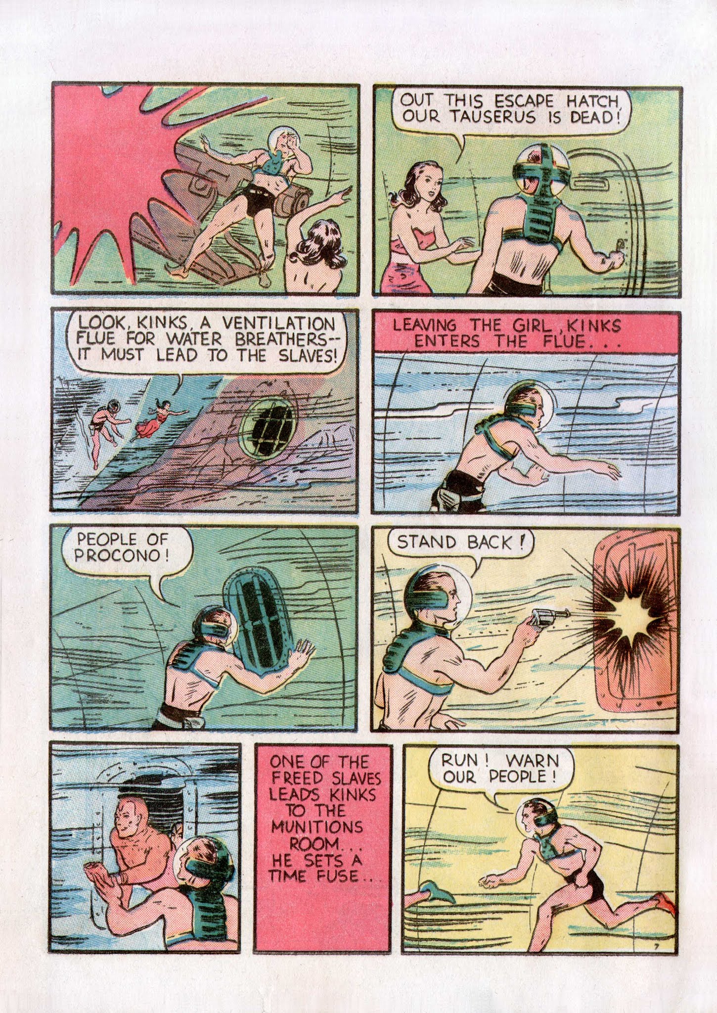 Read online Fight Comics comic -  Issue #1 - 40