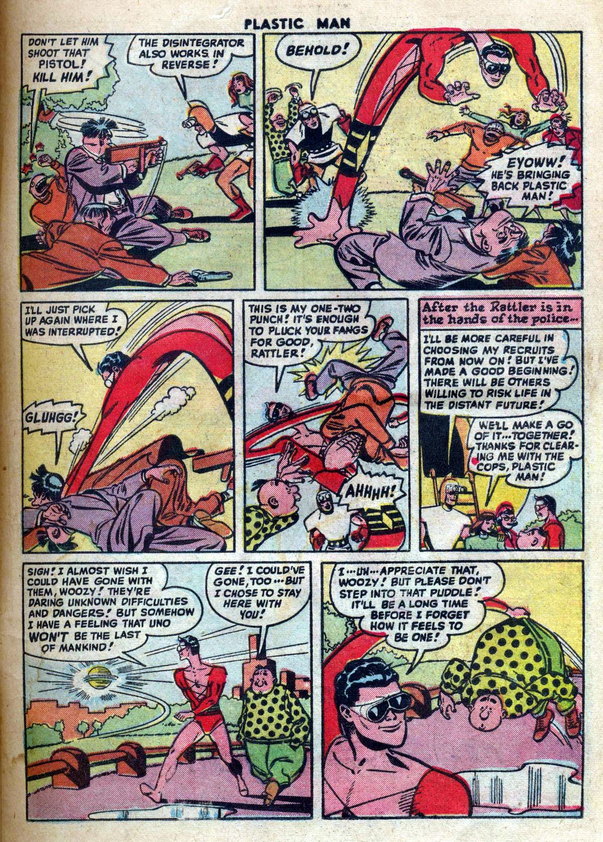 Read online Plastic Man (1943) comic -  Issue #17 - 13